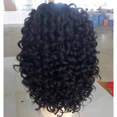 Hot USA market synthetic black ponytail wigs for black women