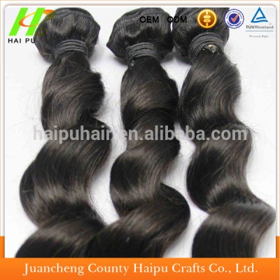 Exported to UAS Amy hair OEM Factory synthetic hair mixed human hair extensions