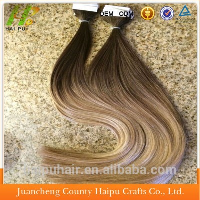 20" Tape in Hair Extensions Ombre Human Hair