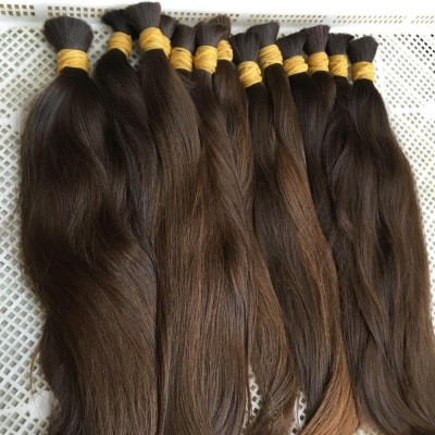 natural european virgin hair bulk for wig